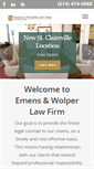 Mobile Screenshot of emenswolperlaw.com